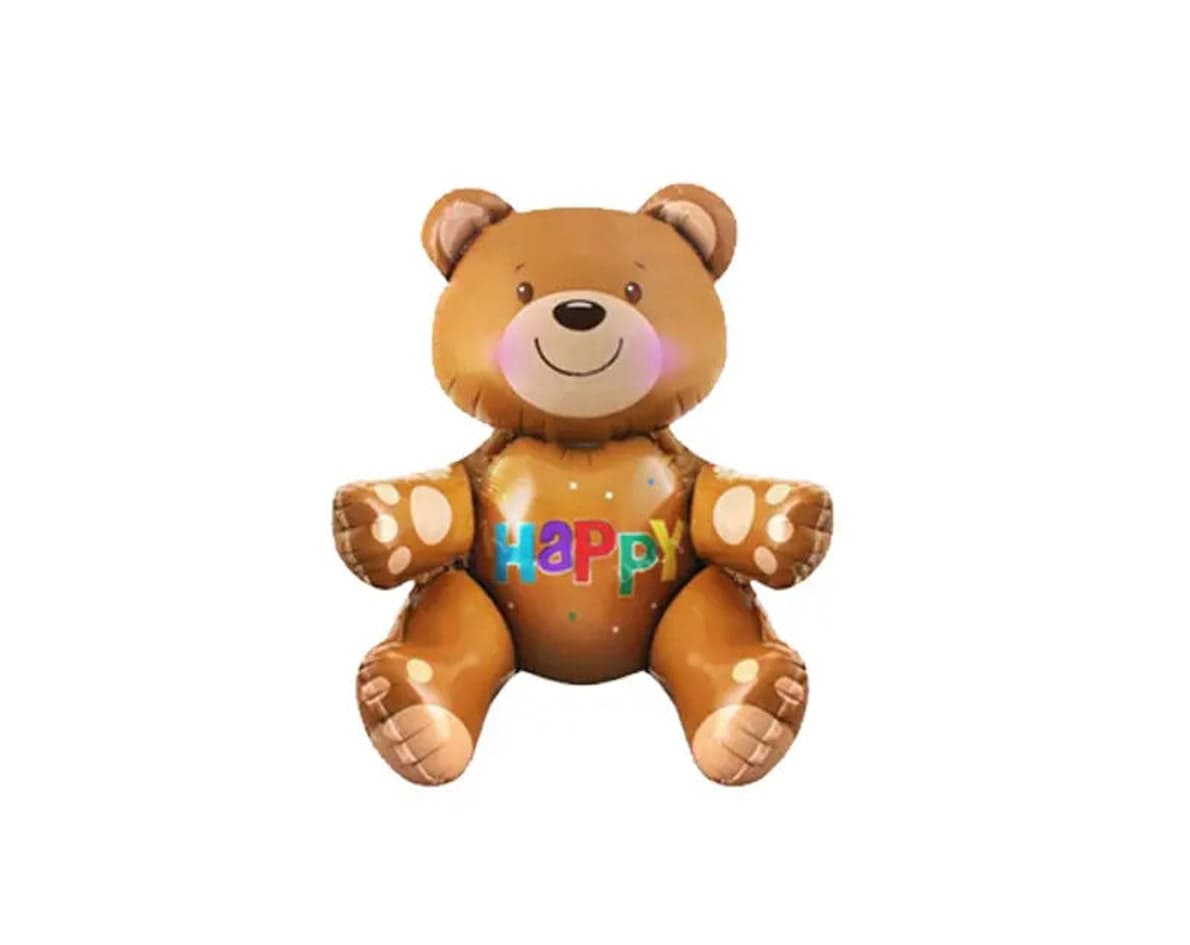 Happy Teddy Bear Air Foil Balloon