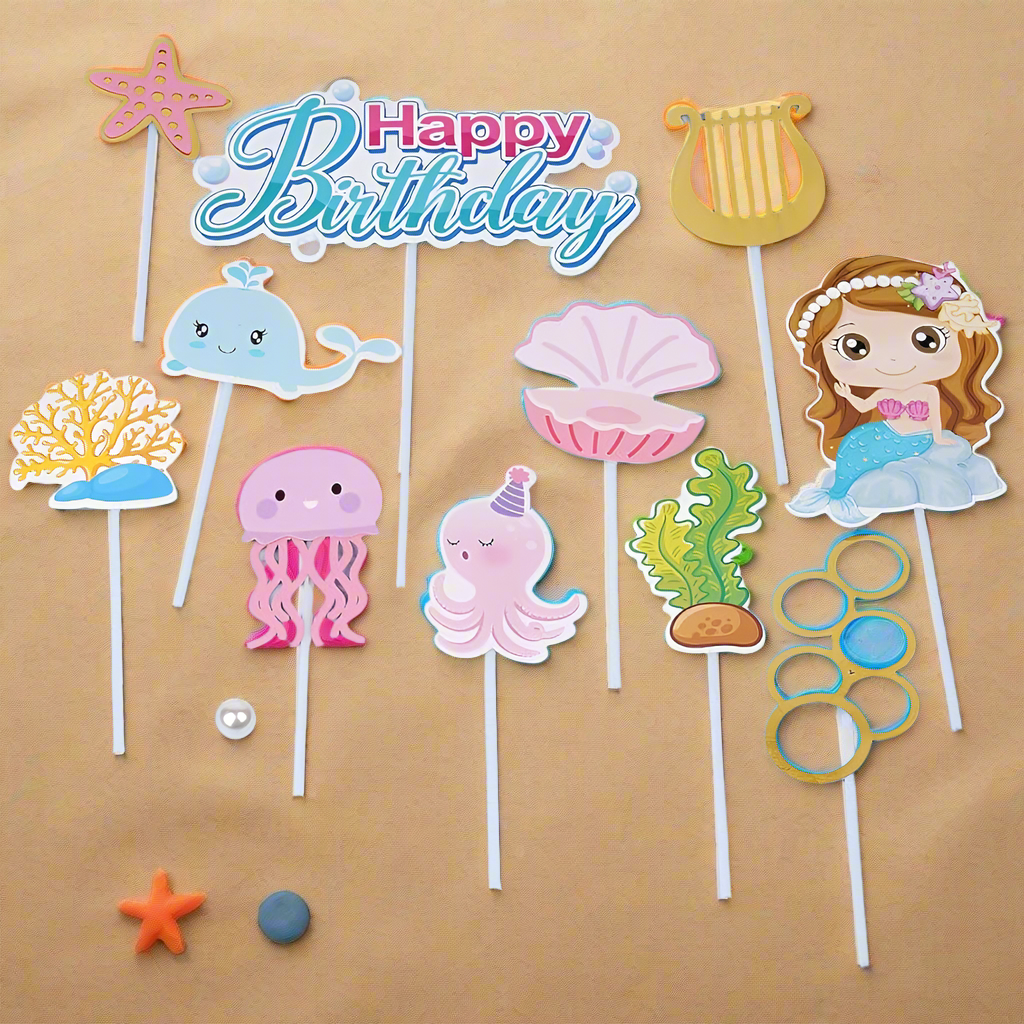 Mermaid Cake Toppers