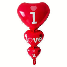 I Love You Foil Balloon