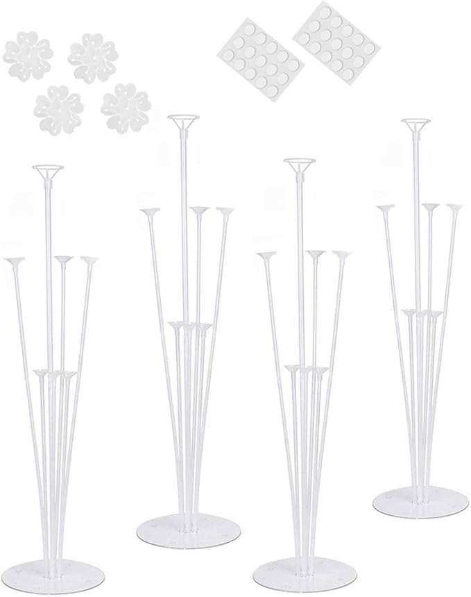 Balloon Plastic Stand / Holder 7 Sticks Kit with Balloon Cup