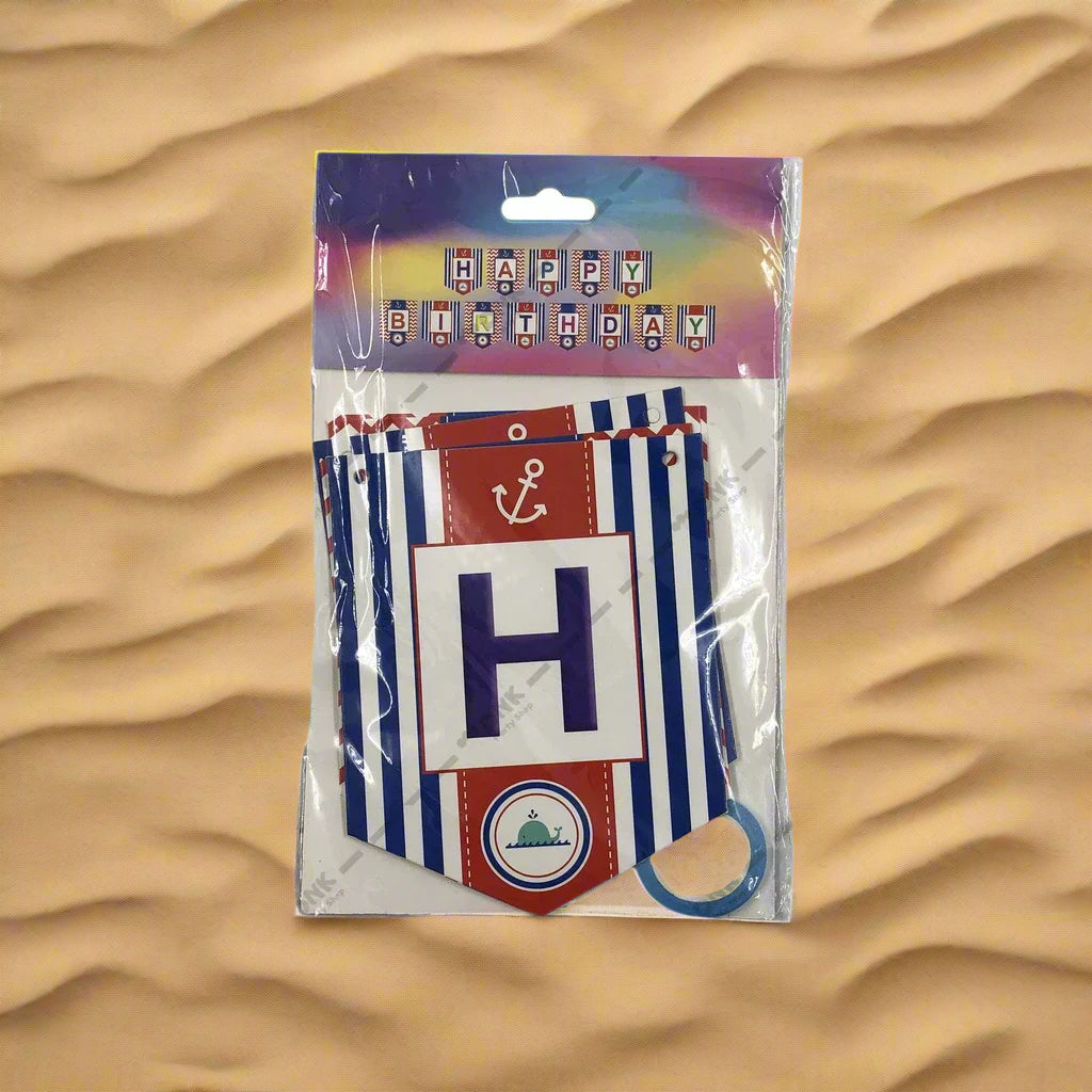 Sailor Happy Birthday Banner