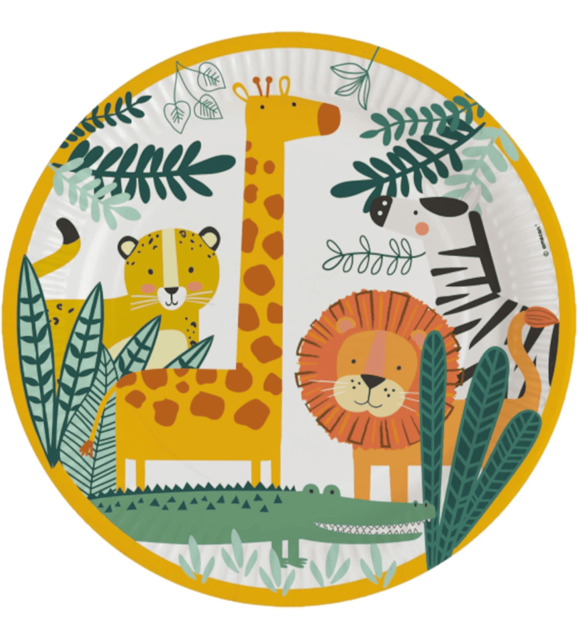 Zoo Paper Plates