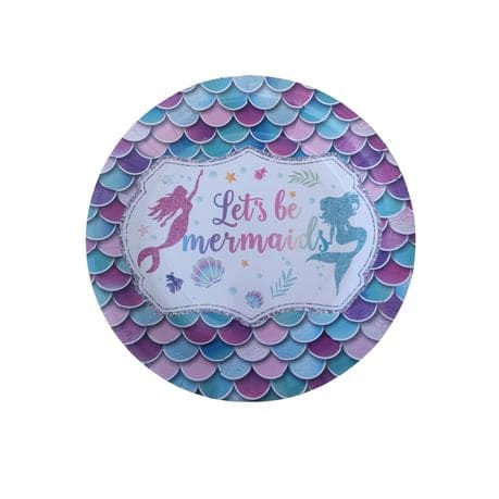 Mermaid Paper Plates