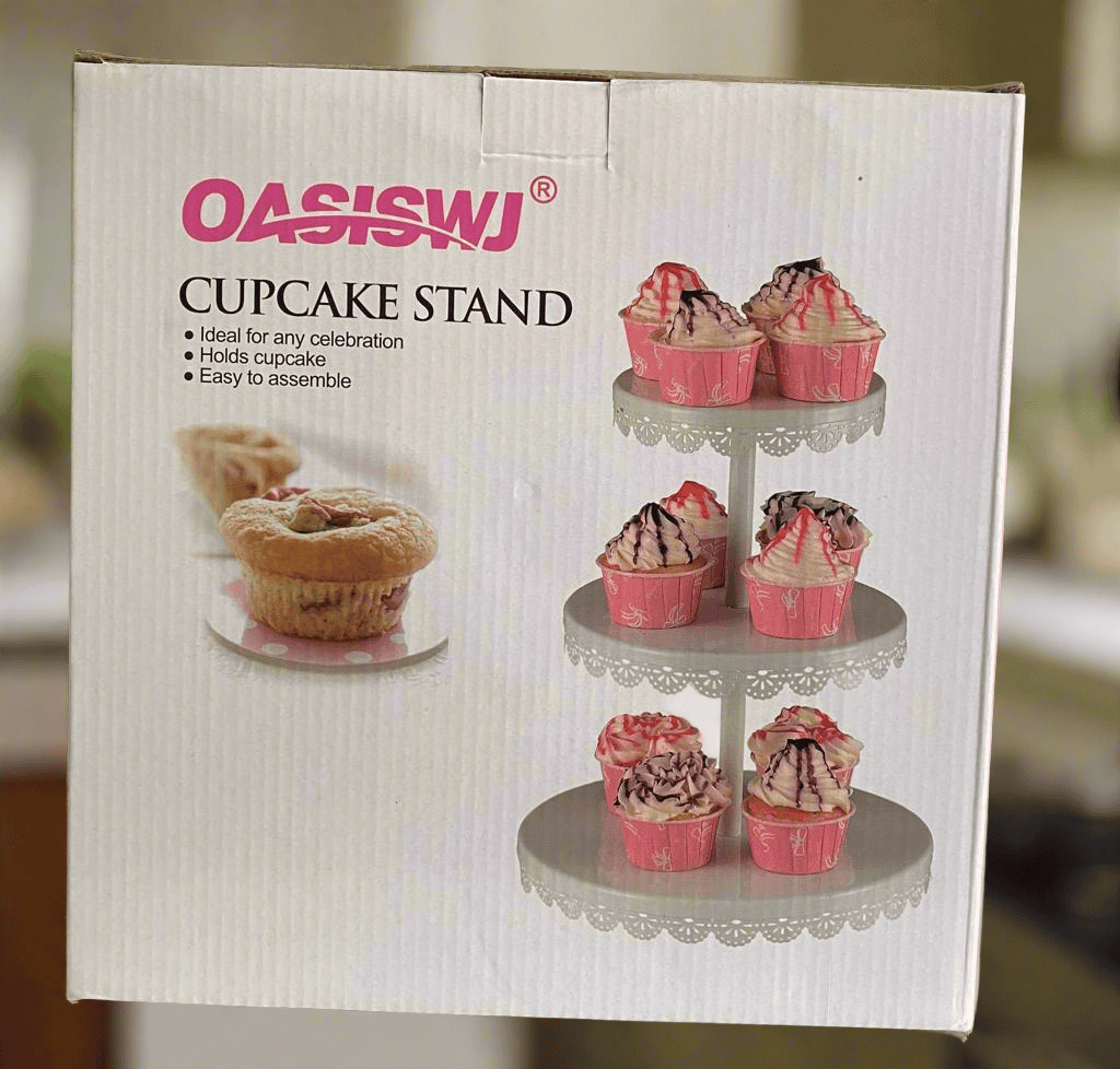 3 Tier Metal Cupcake Stand