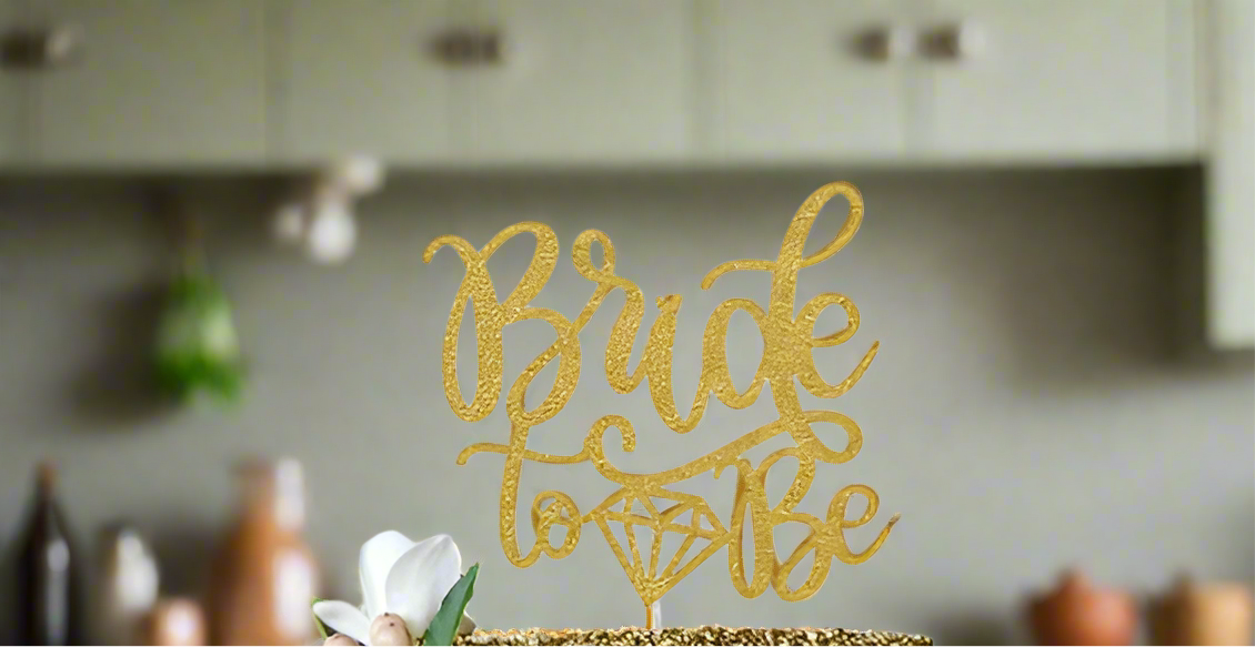 Bride to Be Cake Toppers