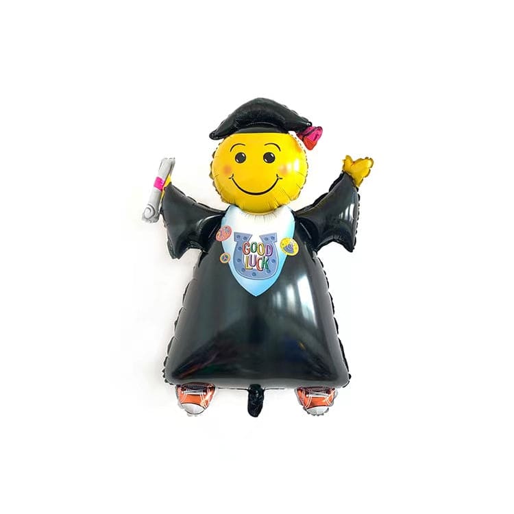 بالون التخرج مع عصا