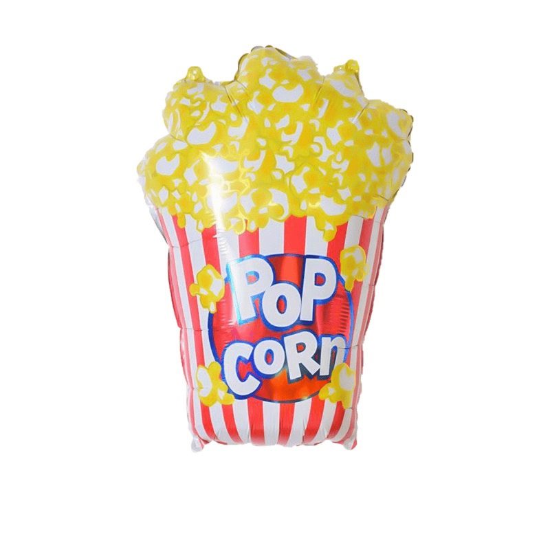 Ballon en aluminium en forme de pop-corn