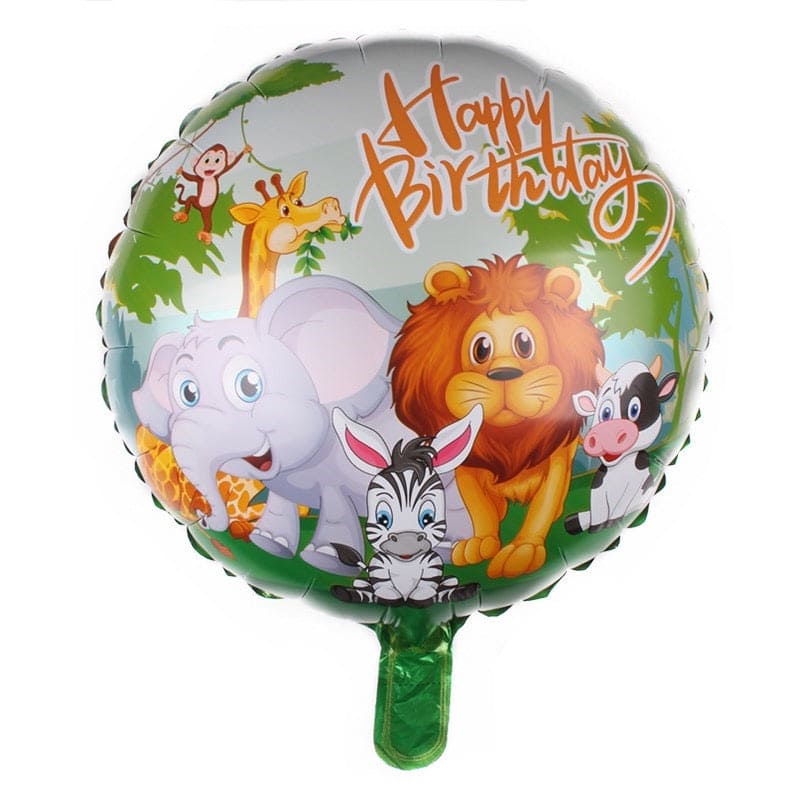 Happy Birthday Jungle Balloon