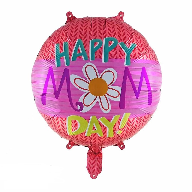 Ballon marguerite « Joyeuse fête des mères »