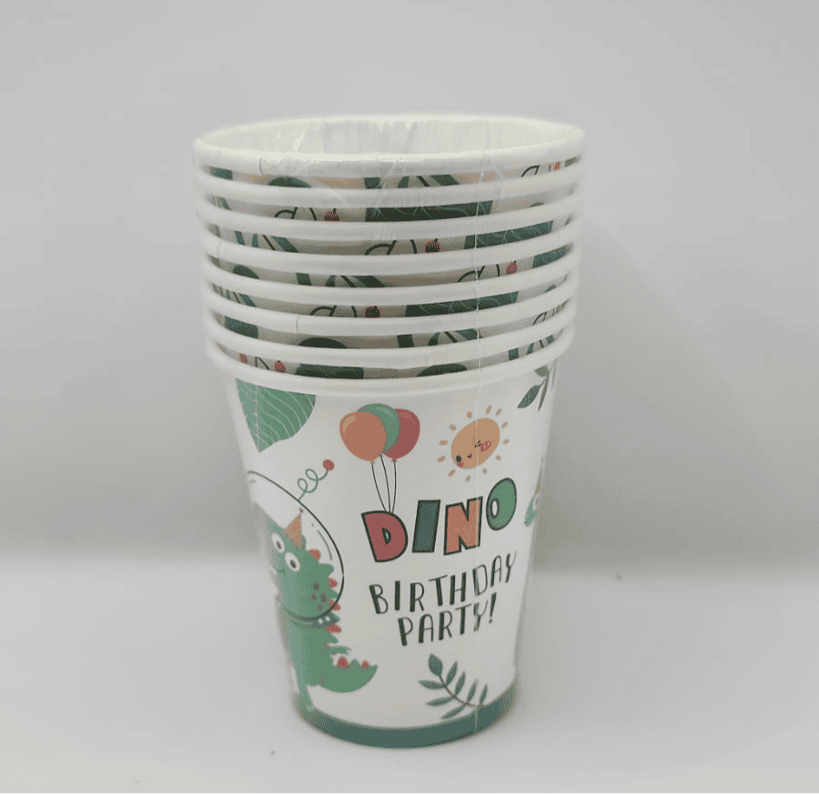 Dinosaur Birthday Paper Cups