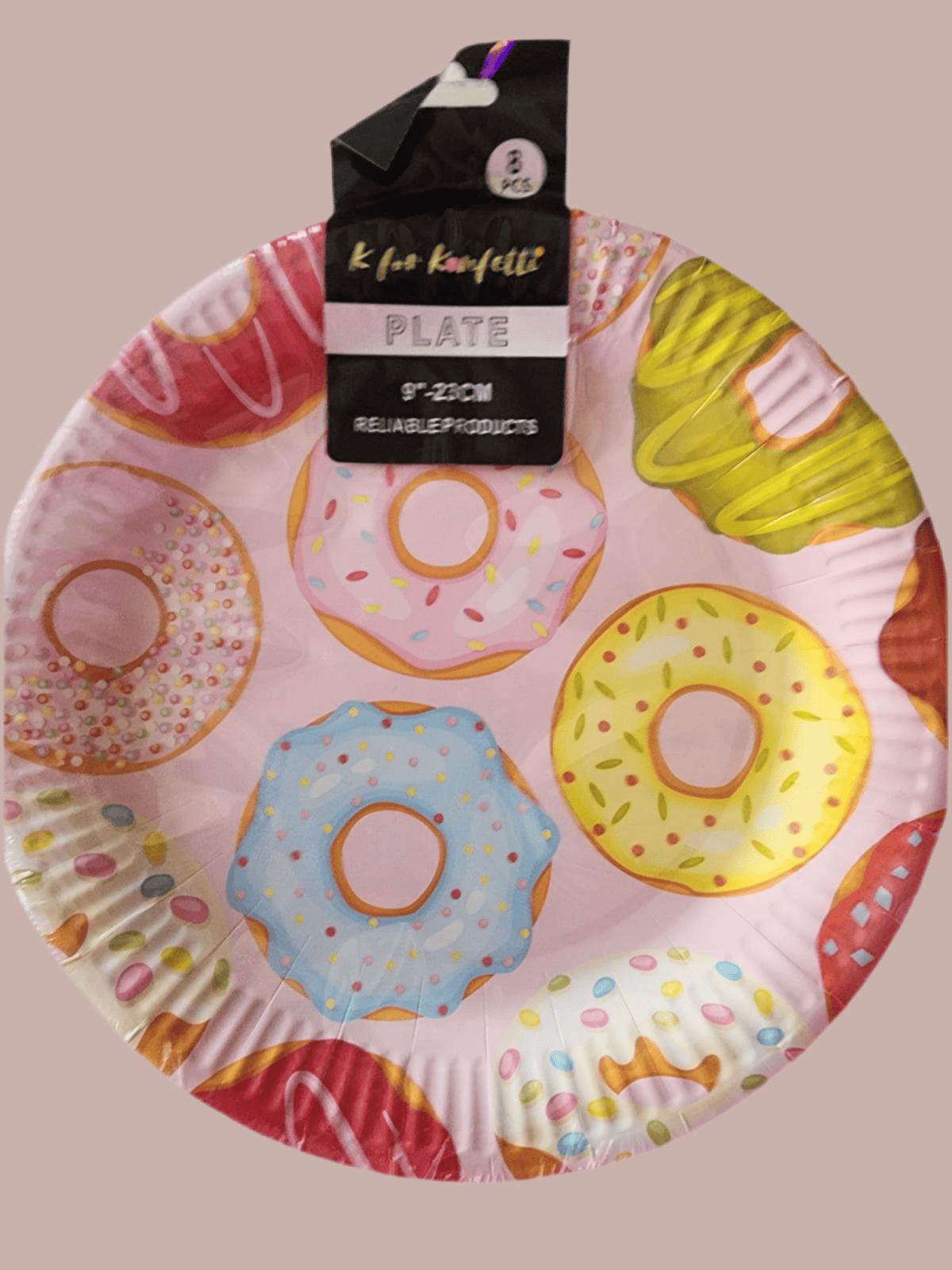 Donut Birthday Paper Plates