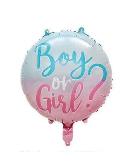 Gender Reveal Boy or Girl Balloon