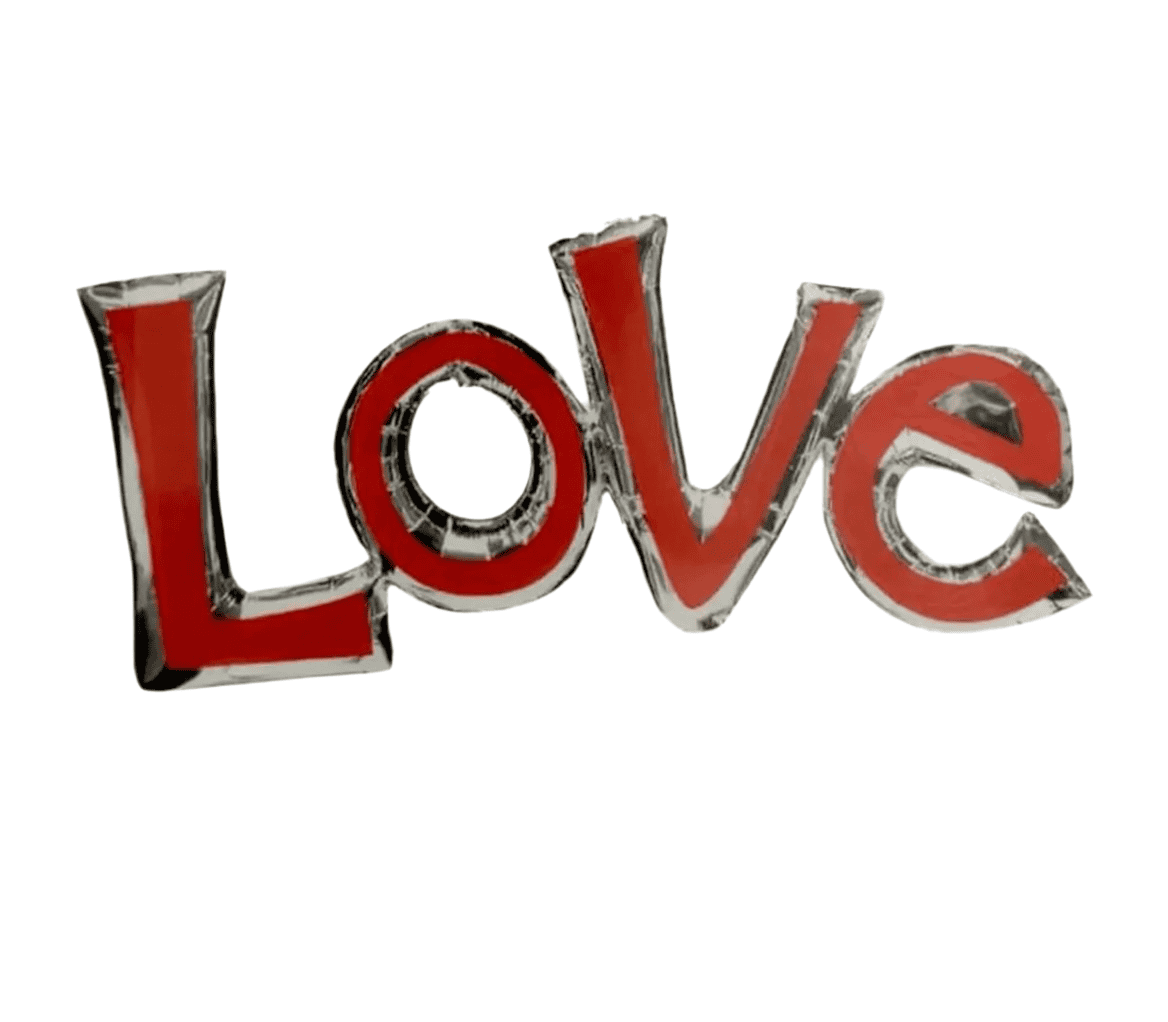 Love Red Foil Balloon
