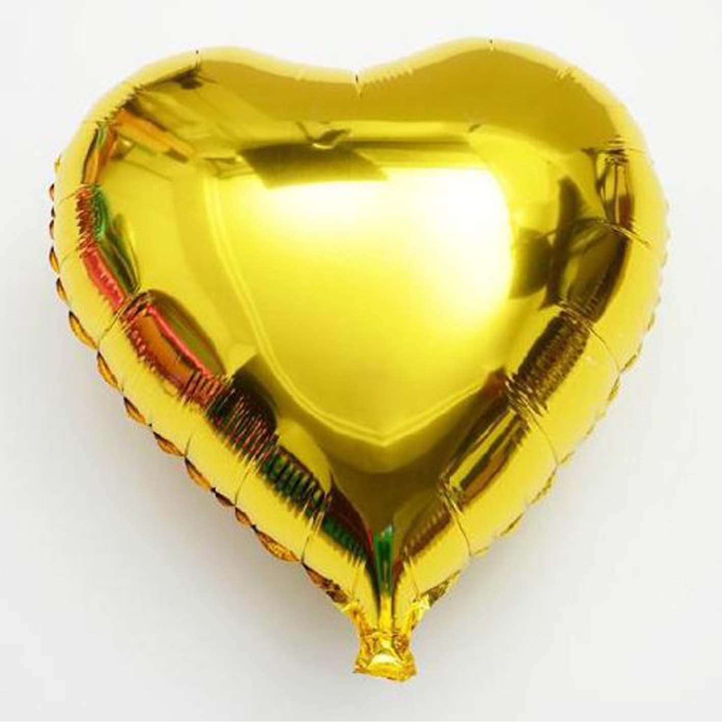 Heart Foil Balloons Sollid Color