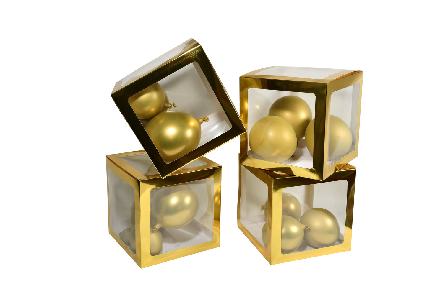 Boîtes à ballons transparentes