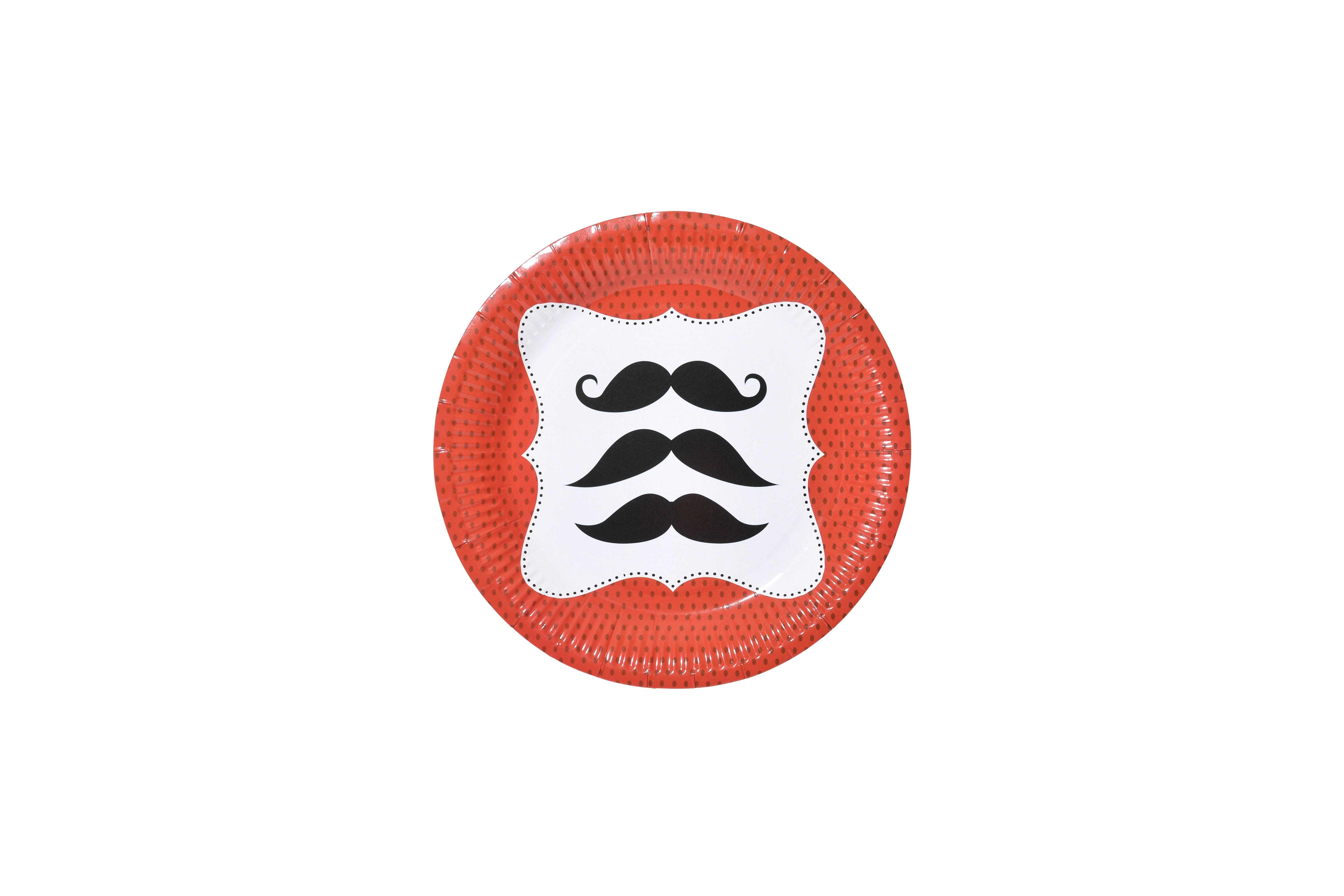 Moustache Paper Plates – kforkonfetti