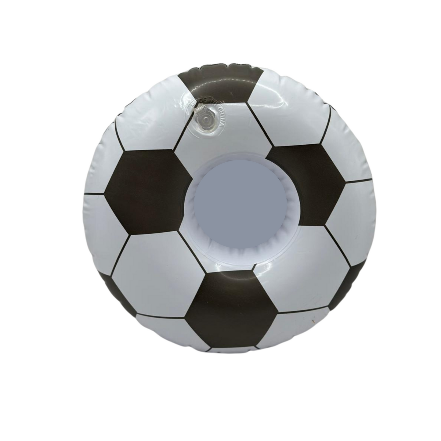Porte-gobelet gonflable de football, flotteur de tasse