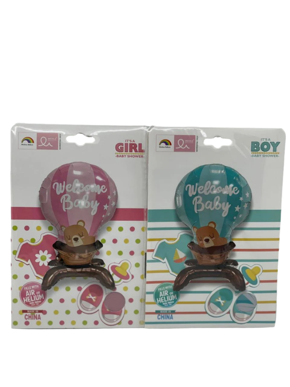 بالون من رقائق معدنية مقاس 35 بوصة، مرحبًا بالمولود/البنت