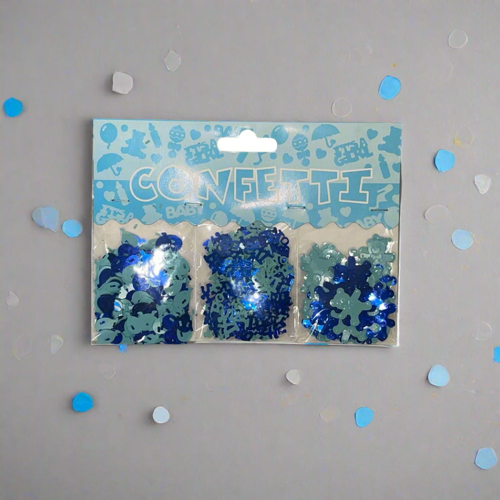 Baby Shower Metallic Foil Confetti Paper its a Boy