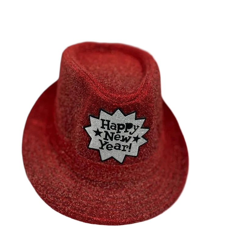 Fabric Happy New Year Hat