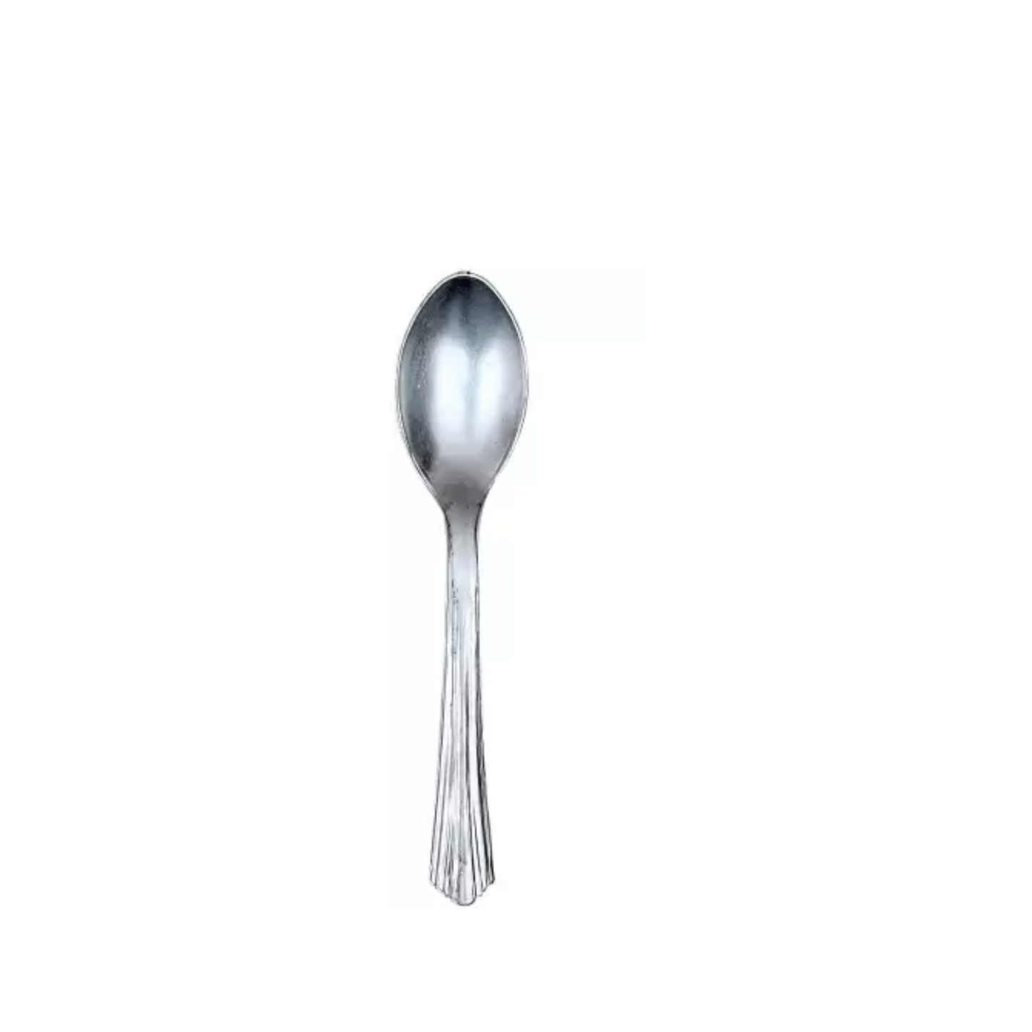 High Quality Plastic Spoons Silver and Gold