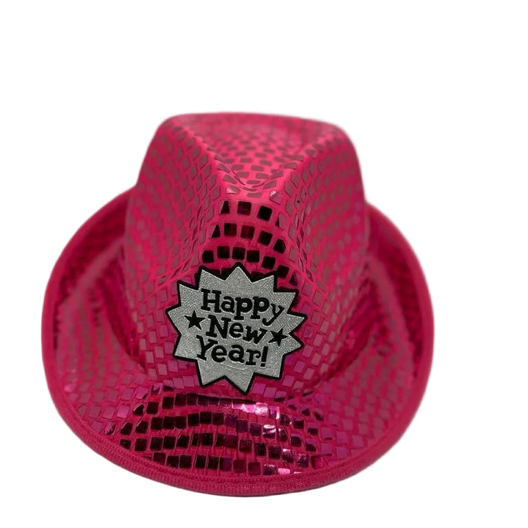 Fabric Happy New Year Hat
