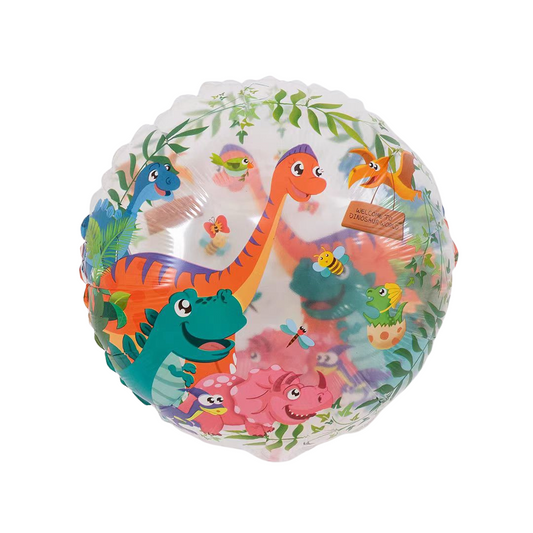 18 inch Transparent Dinosaur Balloon