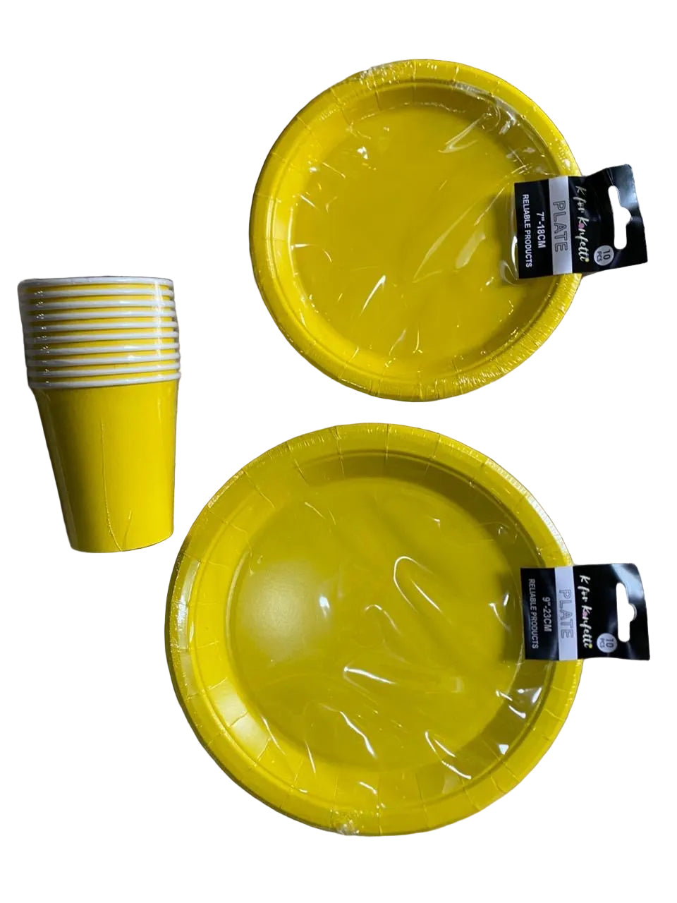 Paper Plates Cups Set