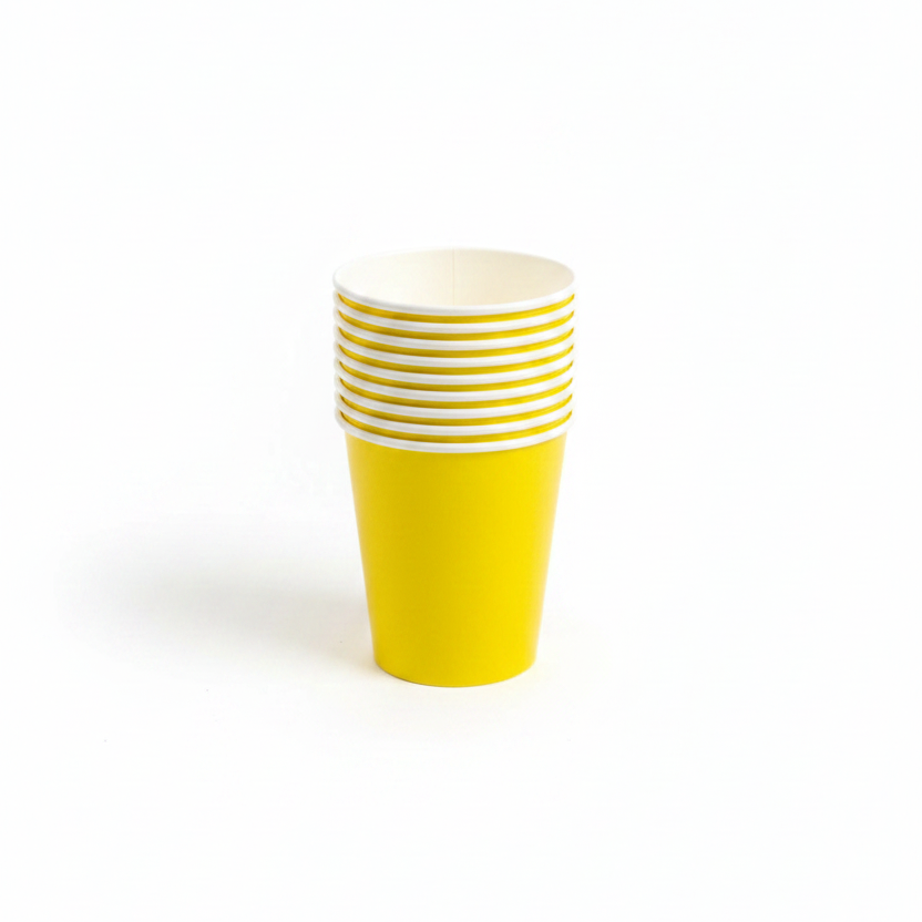 Paper Cups Plain Colors