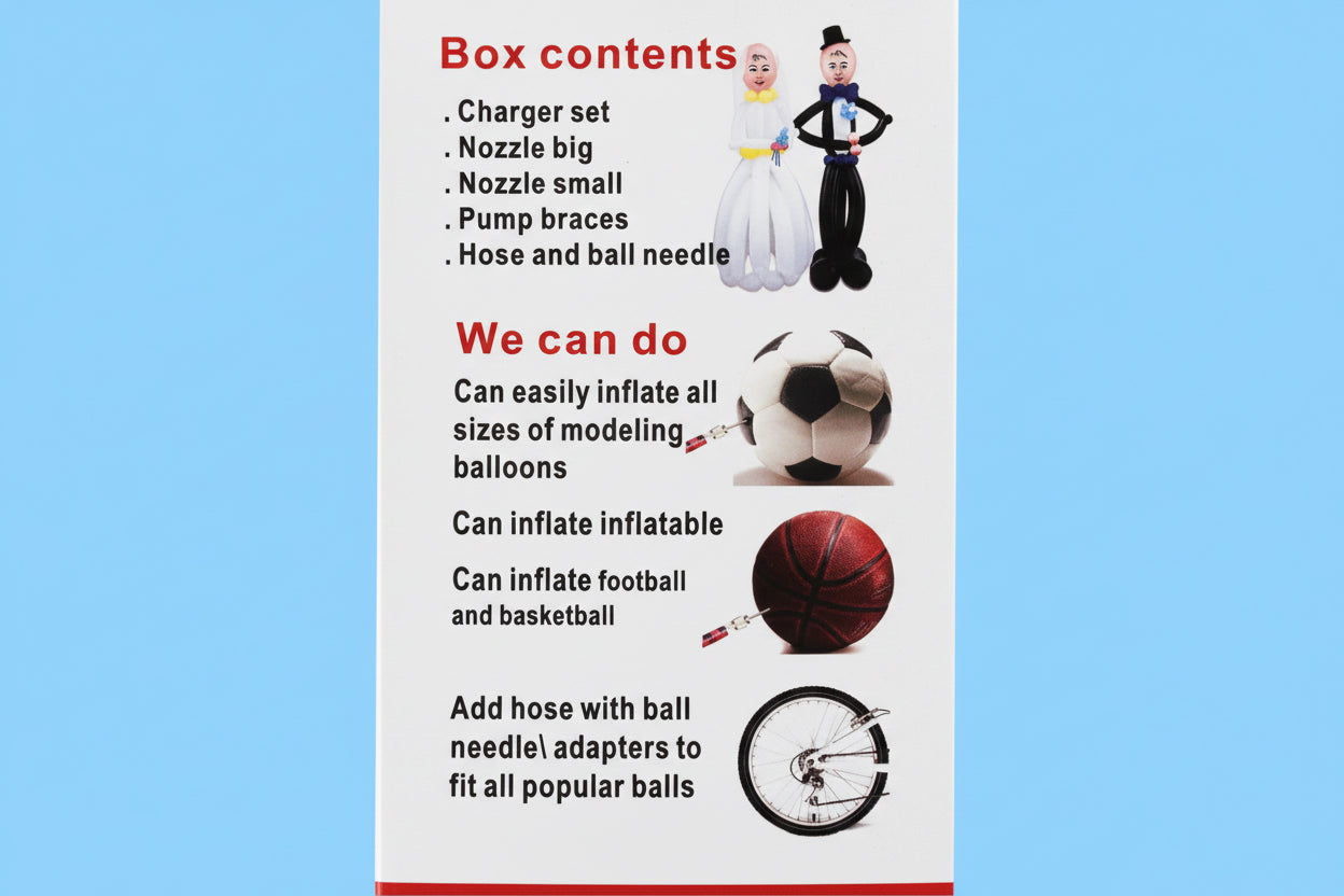 Electric Red Portable Pump