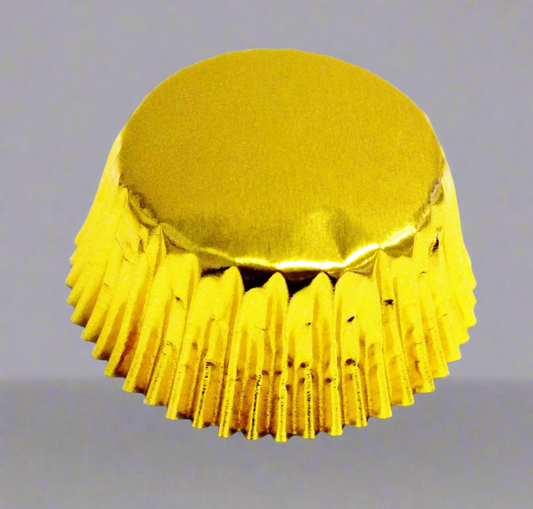 Silver Gold Cupcake Paper x 50 pcs