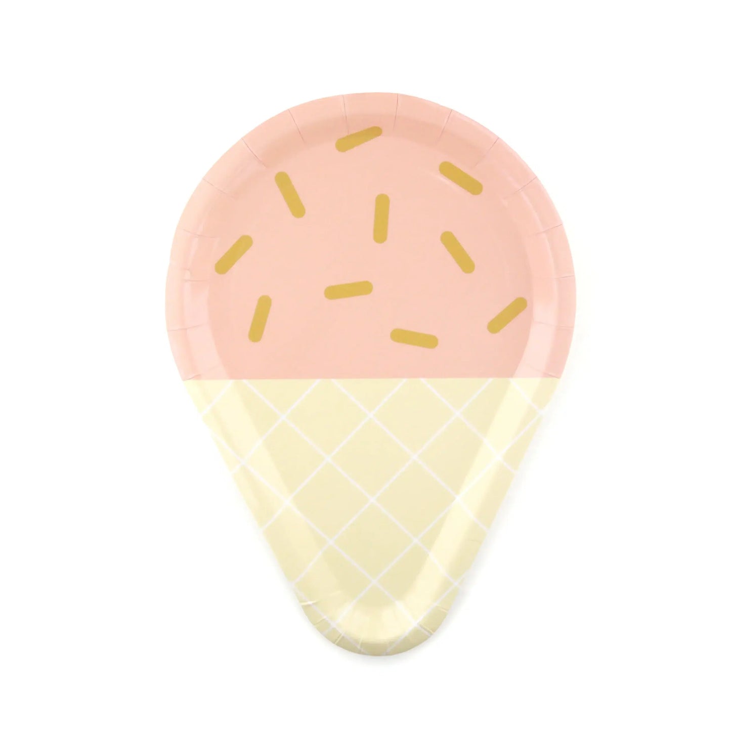 10” Ice Cream Paper Plates Set