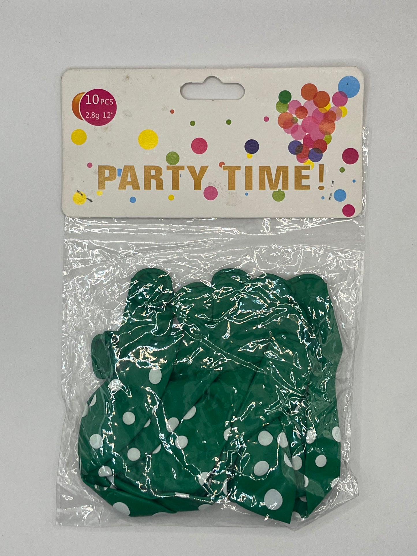 Polka Dot Latex 12 inch 8 Pack Balloons Available in Different Colors