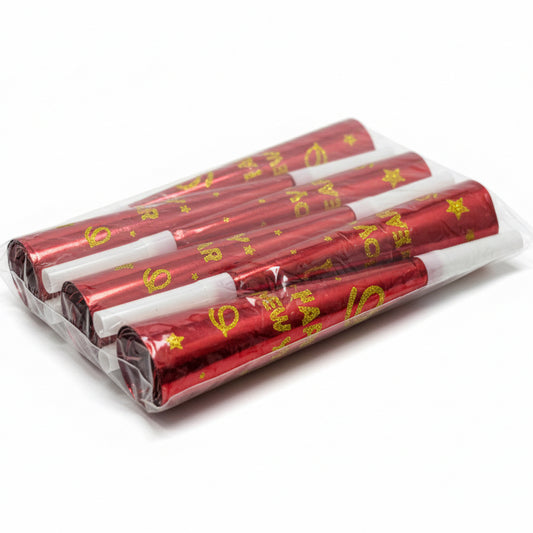 Happy New Year Horn Set of 6
