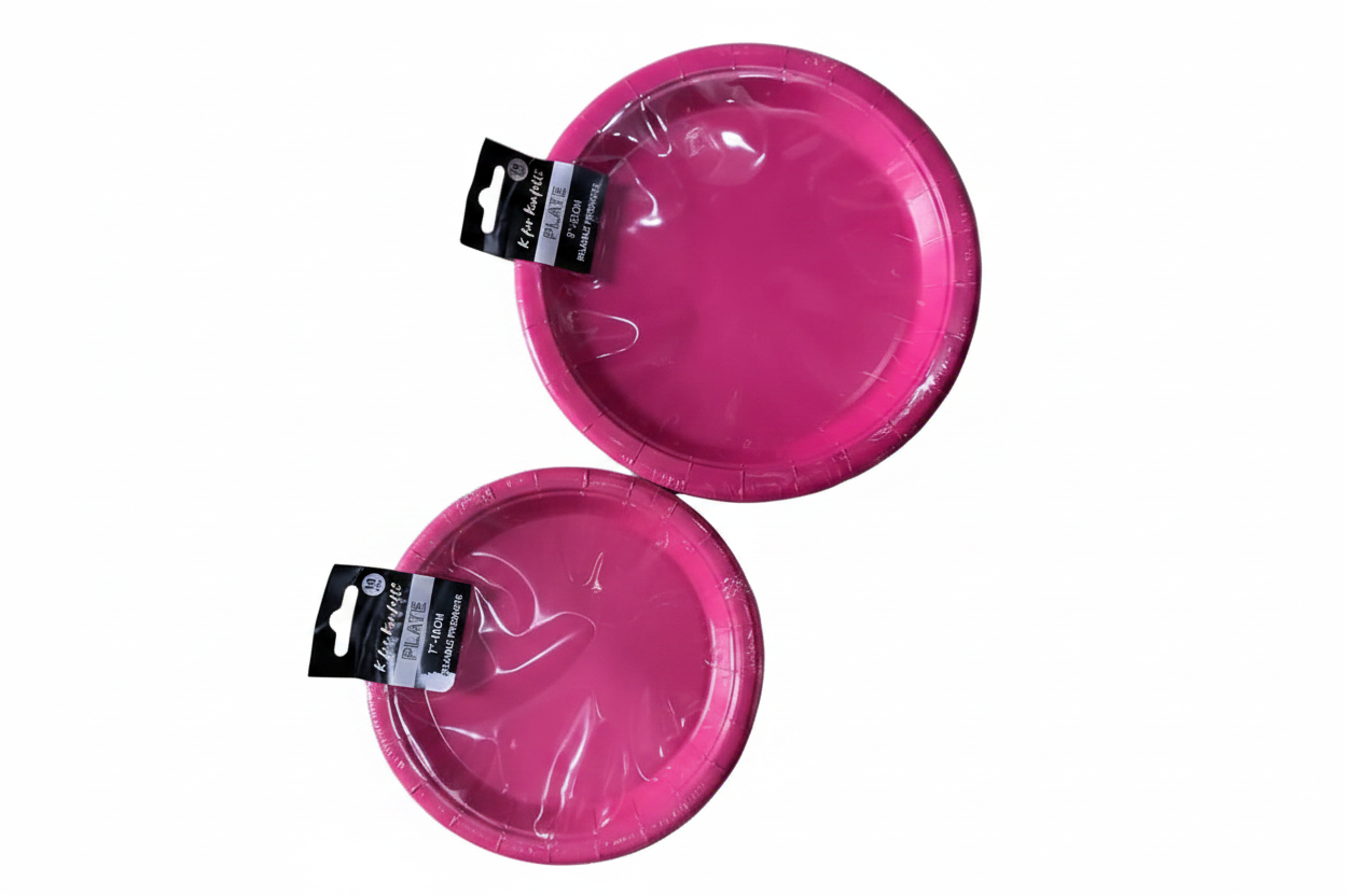 Paper Plates 9" Plain Colors