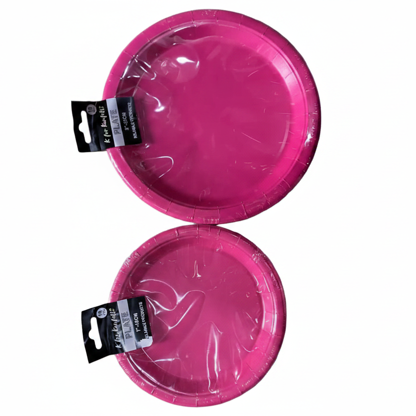 Paper Plates 7" Plain Colors