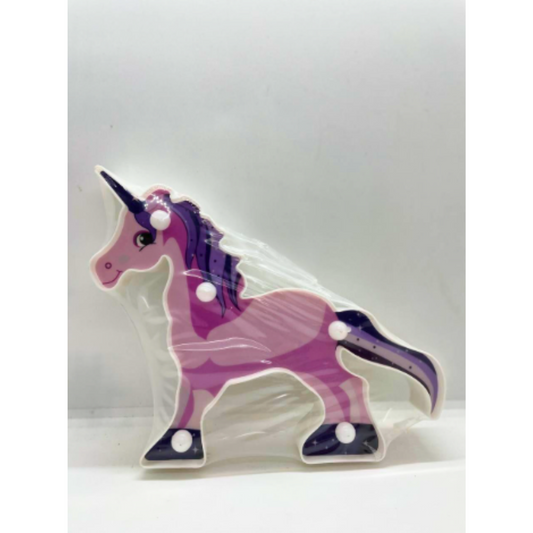 Pink and Purple Unicorn Led Light Lamp