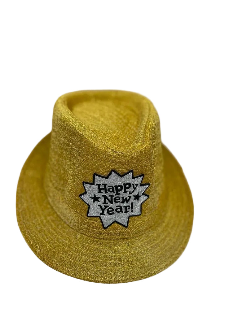 Fabric Happy New Year Hat