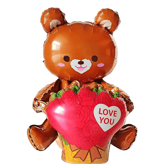Air Teddy Bear Love You Foil Balloon