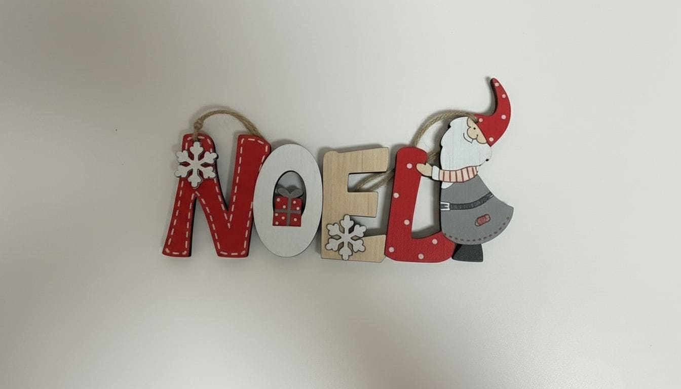 Noel Christmas Pendant