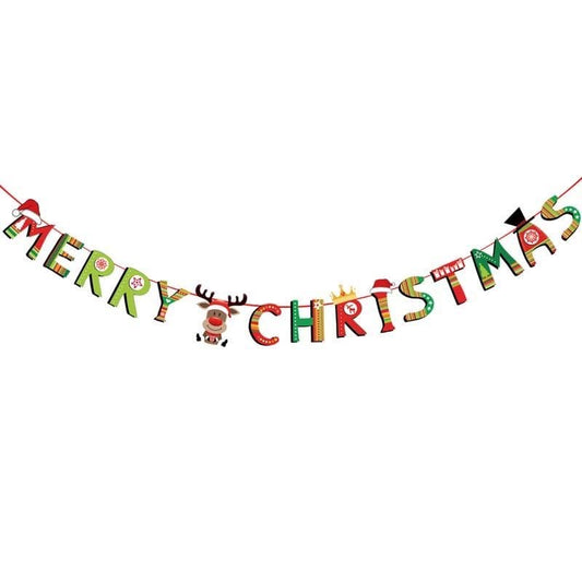 Merry Christmas Paper Banner