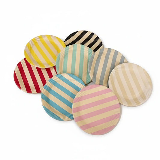 Eco Friendly 23cm Paper Plates Set of 6