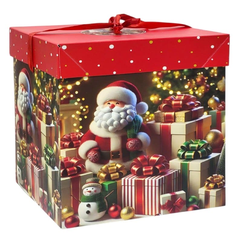 Chrismtas Carton Gift Box 15x15x15 cm