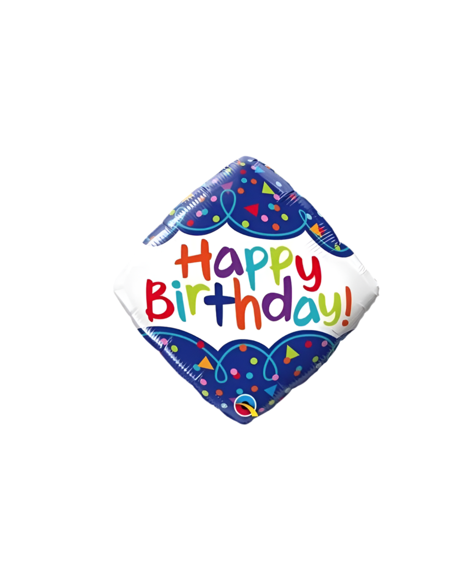 Happy Birthday 18” Foil Balloon