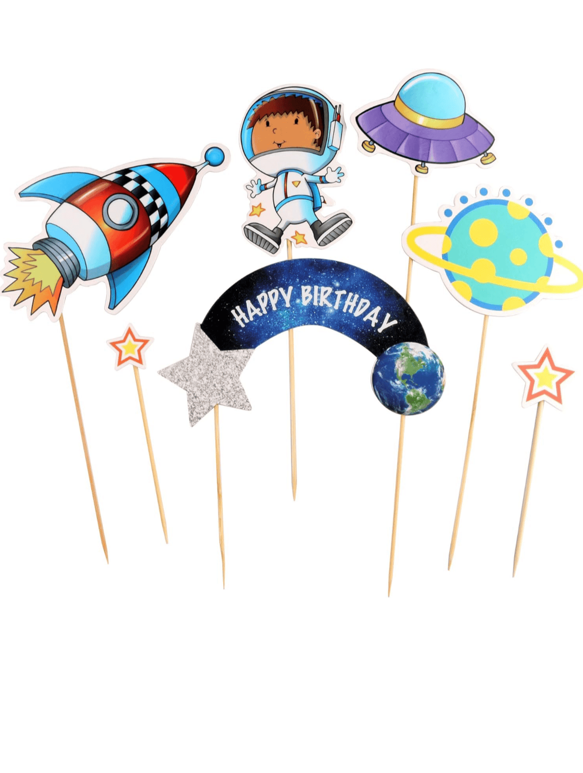 Space Cake Toppers