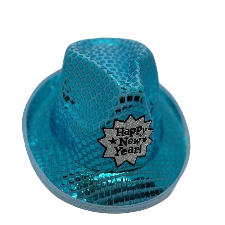 Fabric Happy New Year Hat