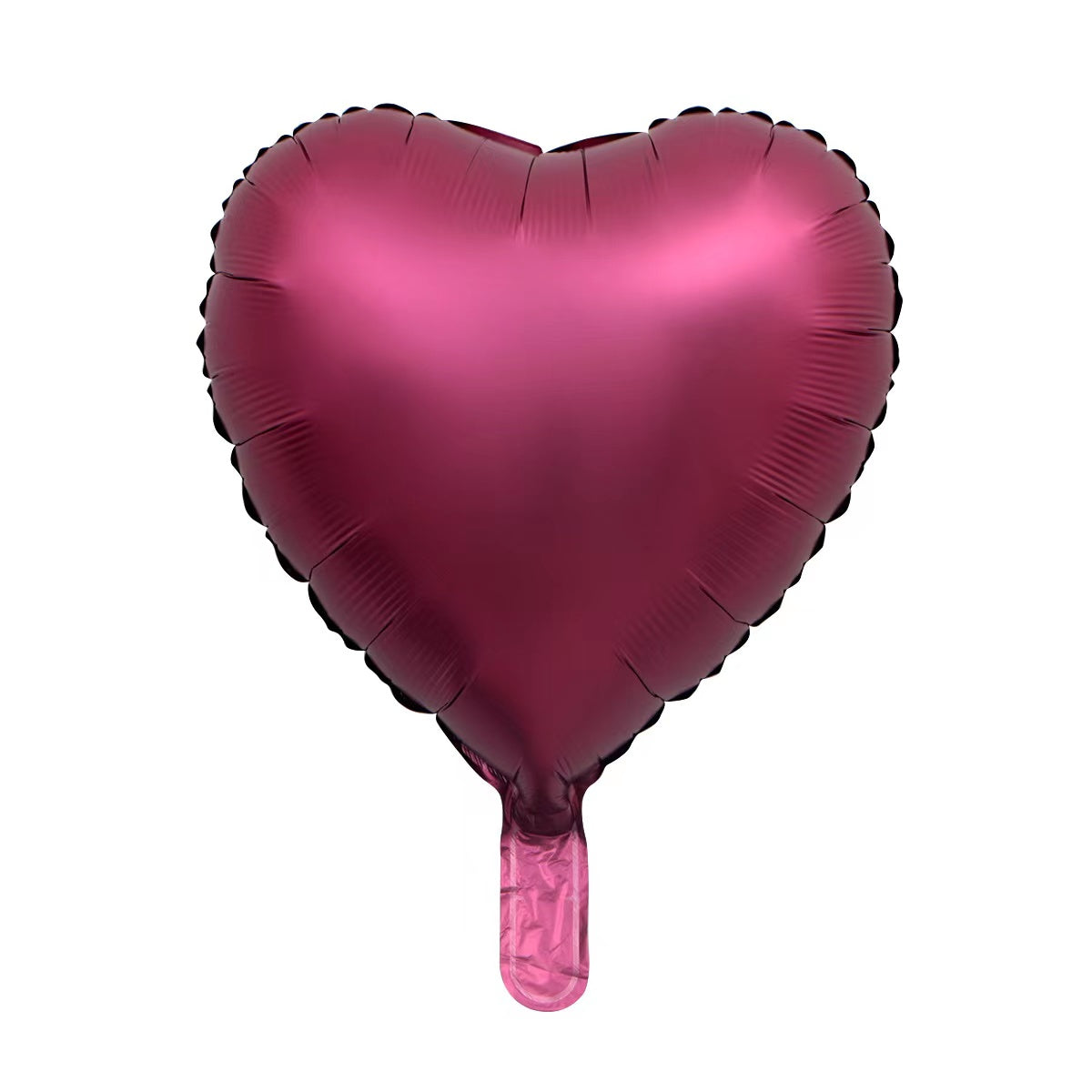 Heart Foil Balloons Sollid Color