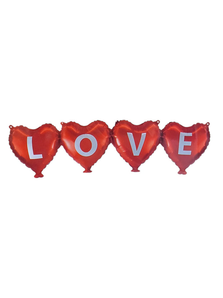 Red Love Red Foil Balloon