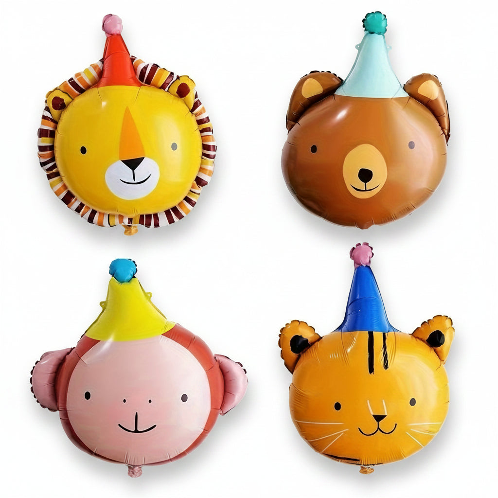 Animal 4 Pcs Foil Balloon Set