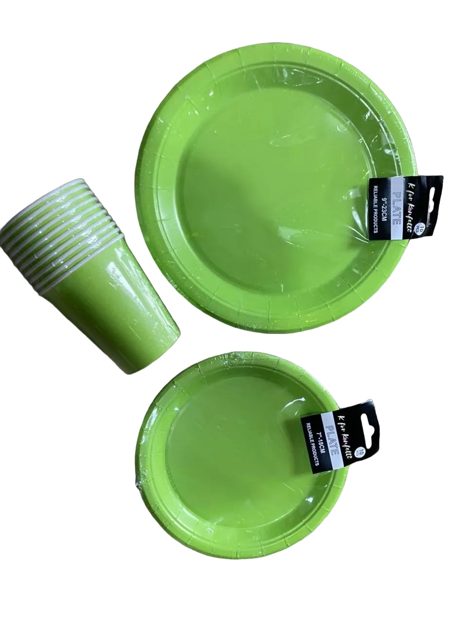 Paper Plates Cups Set